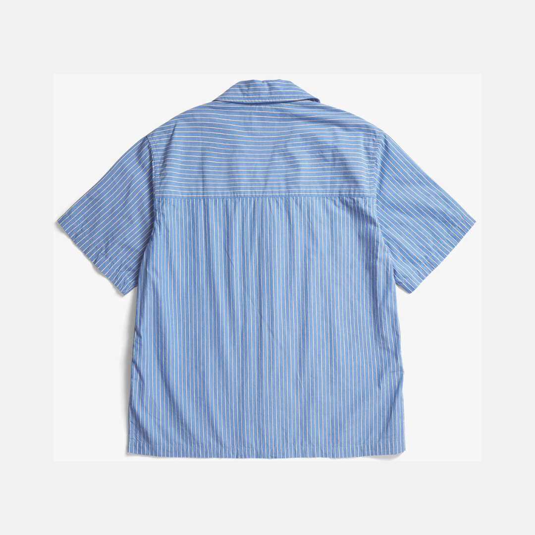 Mads Poplin Stipe SS Shirt