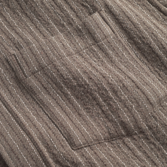 Ole Oversized Wool Stripe Shirt