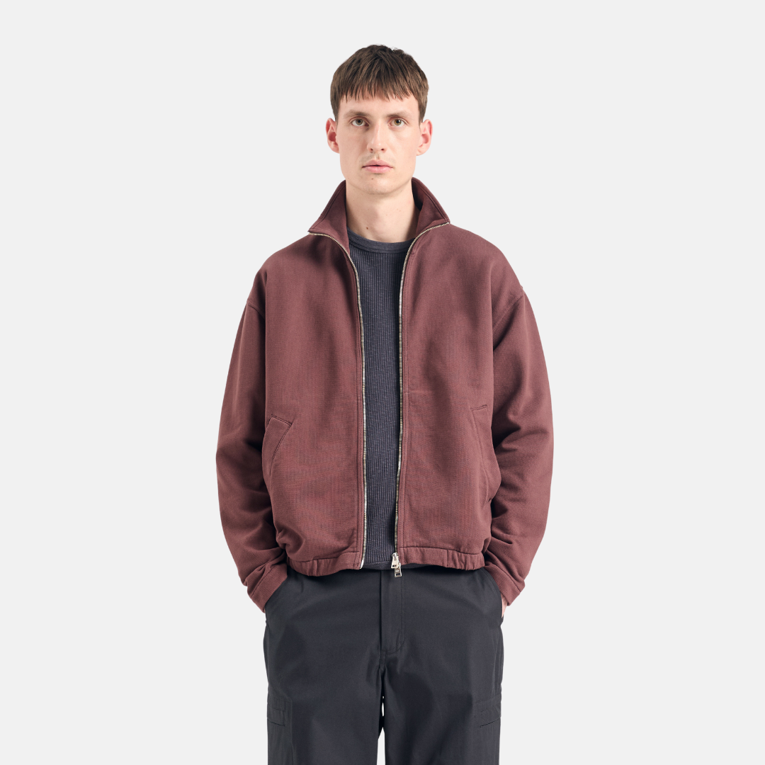 Bjorn Relaxed Organic Loopback Track Jacket