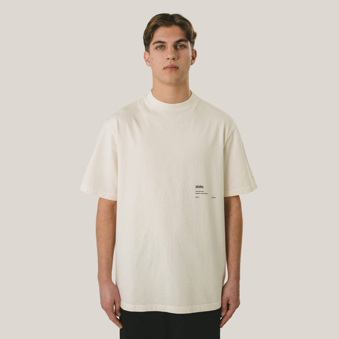 State Heritage Tee - Off White