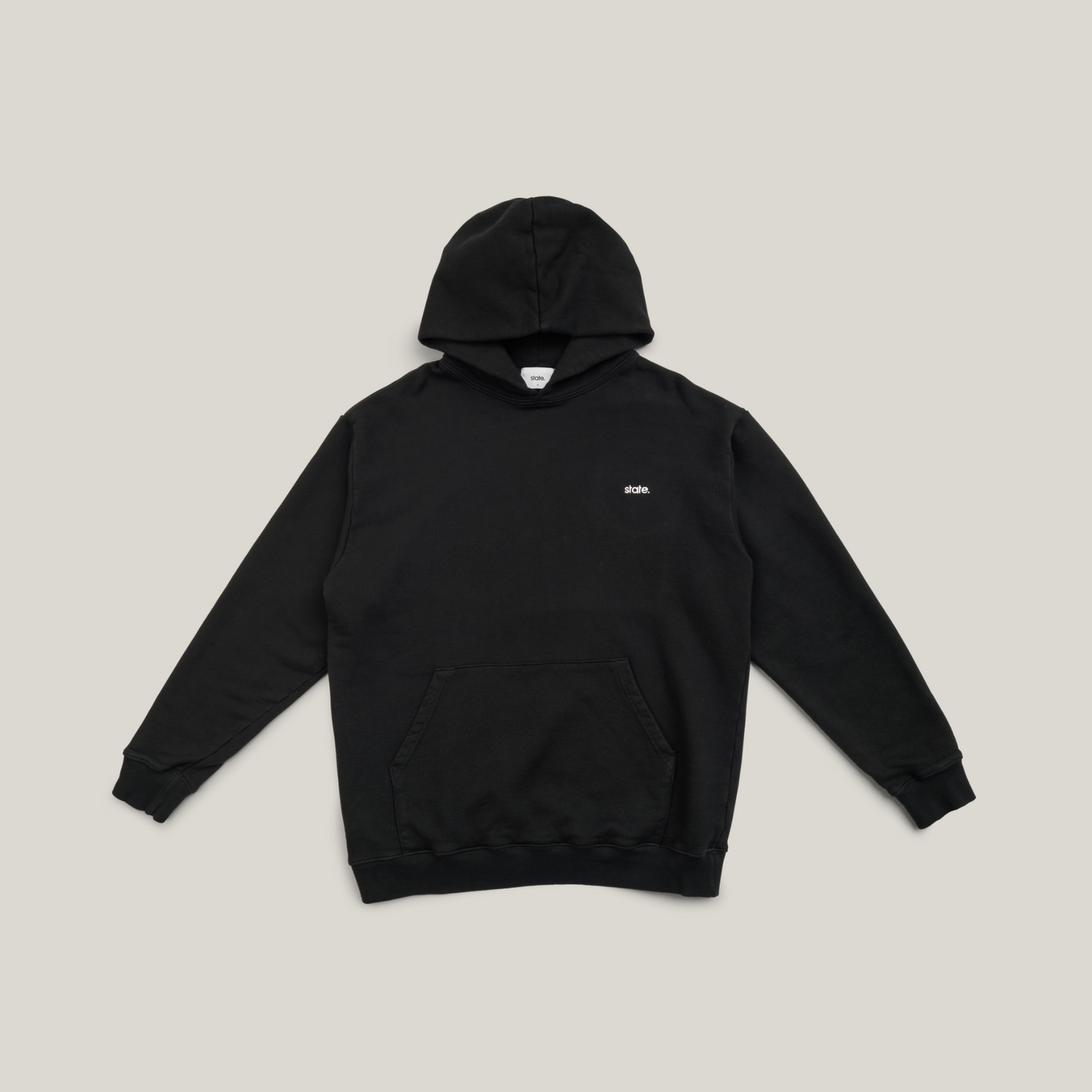 State logo hoodie - Black