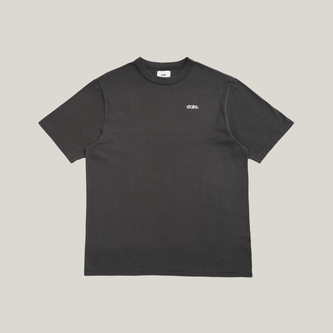 State Halcyon Tee - Washed Brown