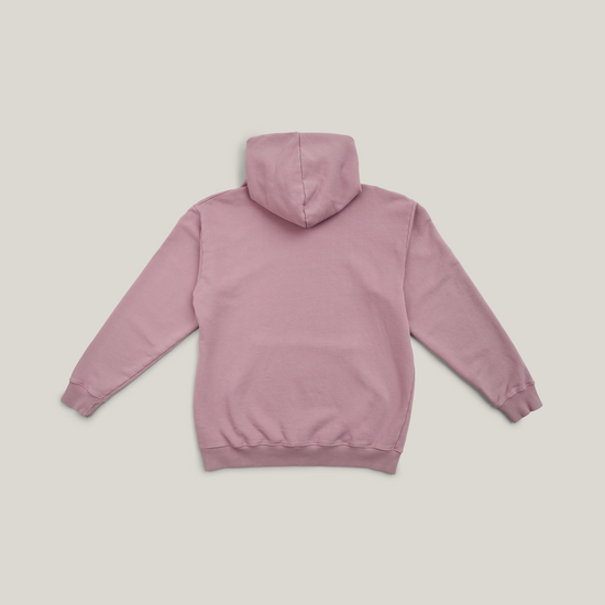 State logo hoodie - Rose pink (washed)