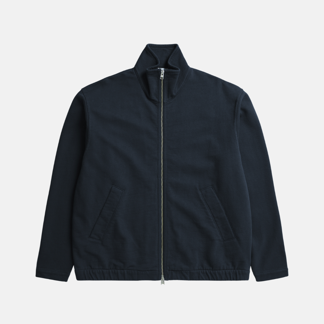 Bjorn Relaxed Organic Loopback Track Jacket
