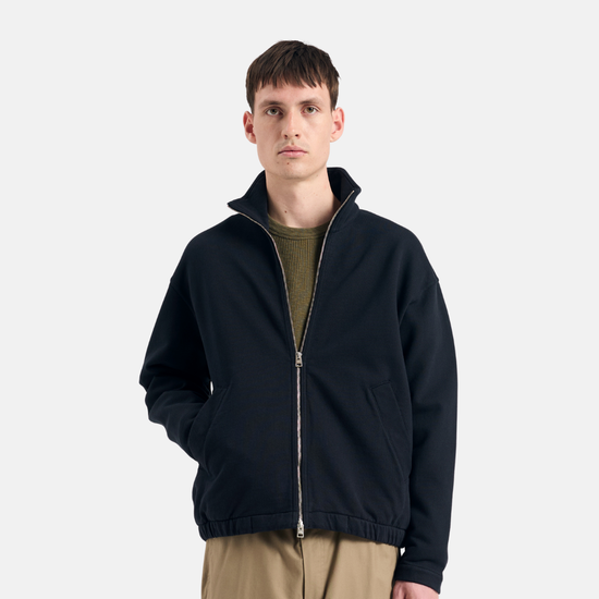 Bjorn Relaxed Organic Loopback Track Jacket