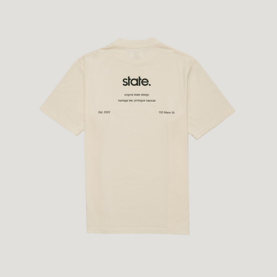 State Heritage Tee - Off White