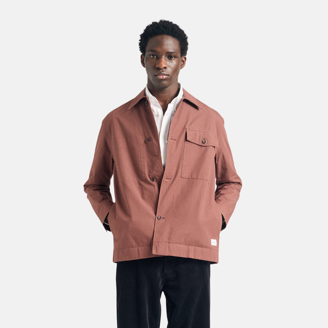 Folke Cotton Ripstop Overshirt